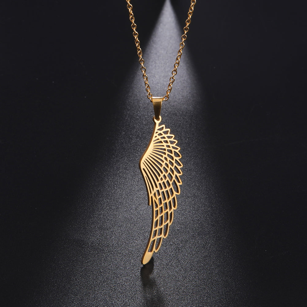 Angel Wings Pendant Necklace for Women Girls Christmas Gift