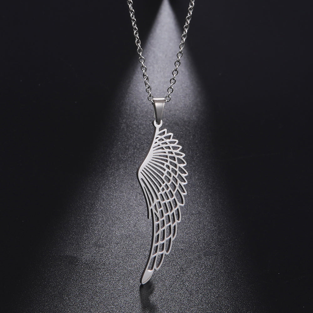 Angel Wings Pendant Necklace for Women Girls Christmas Gift