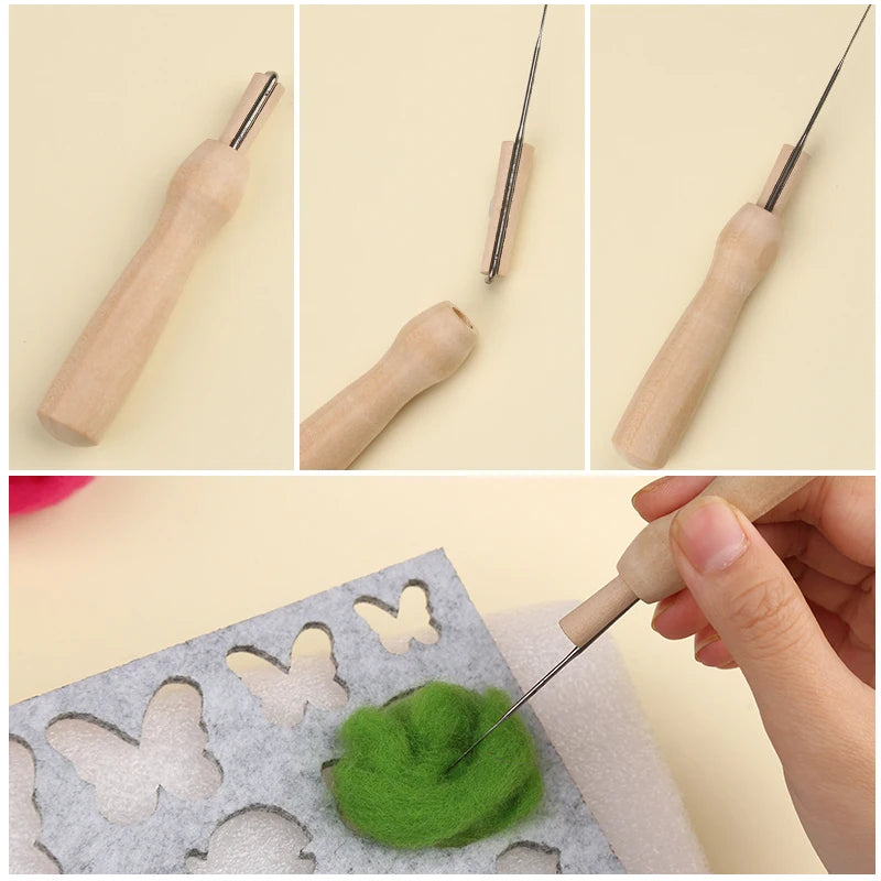70 Pieces Needle Felting Kit. Wool Felt Needles. Wool Felt Pocked Needles for DIY Yarn.
