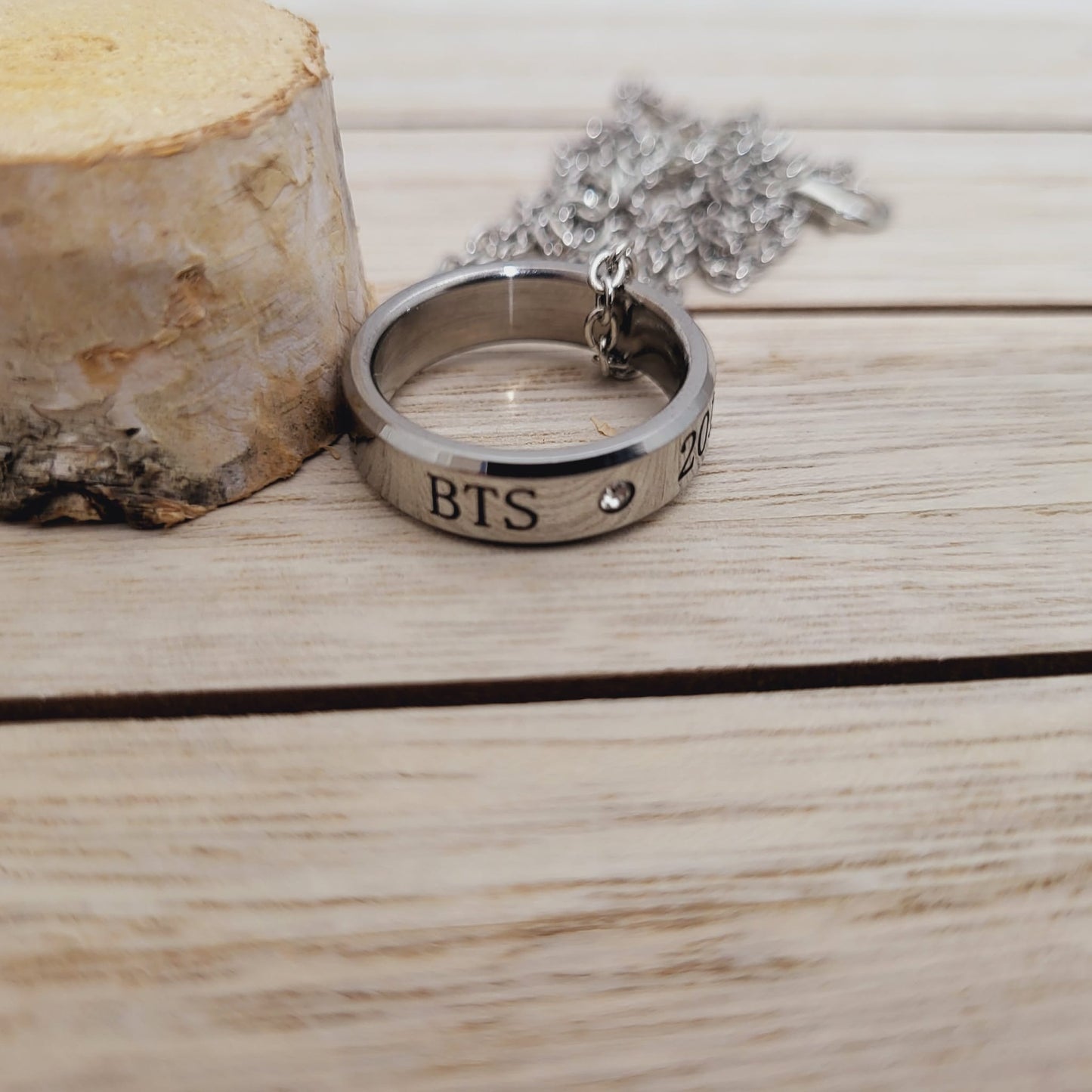 BTS Army fans- BTS Bangtan Boys Ring Necklace UNISEX