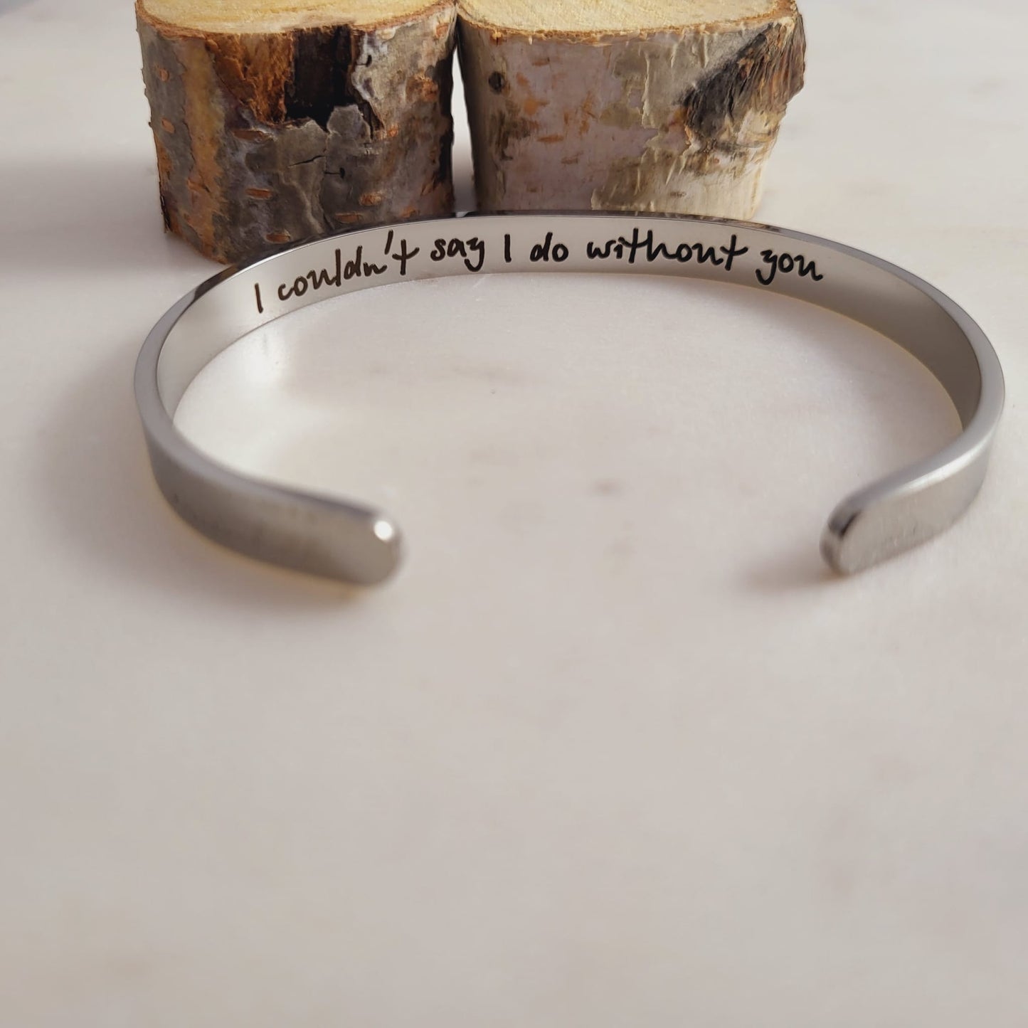 Bridesmaid & Maid of Honor Gift - I couldn't say i do without you Bracelet