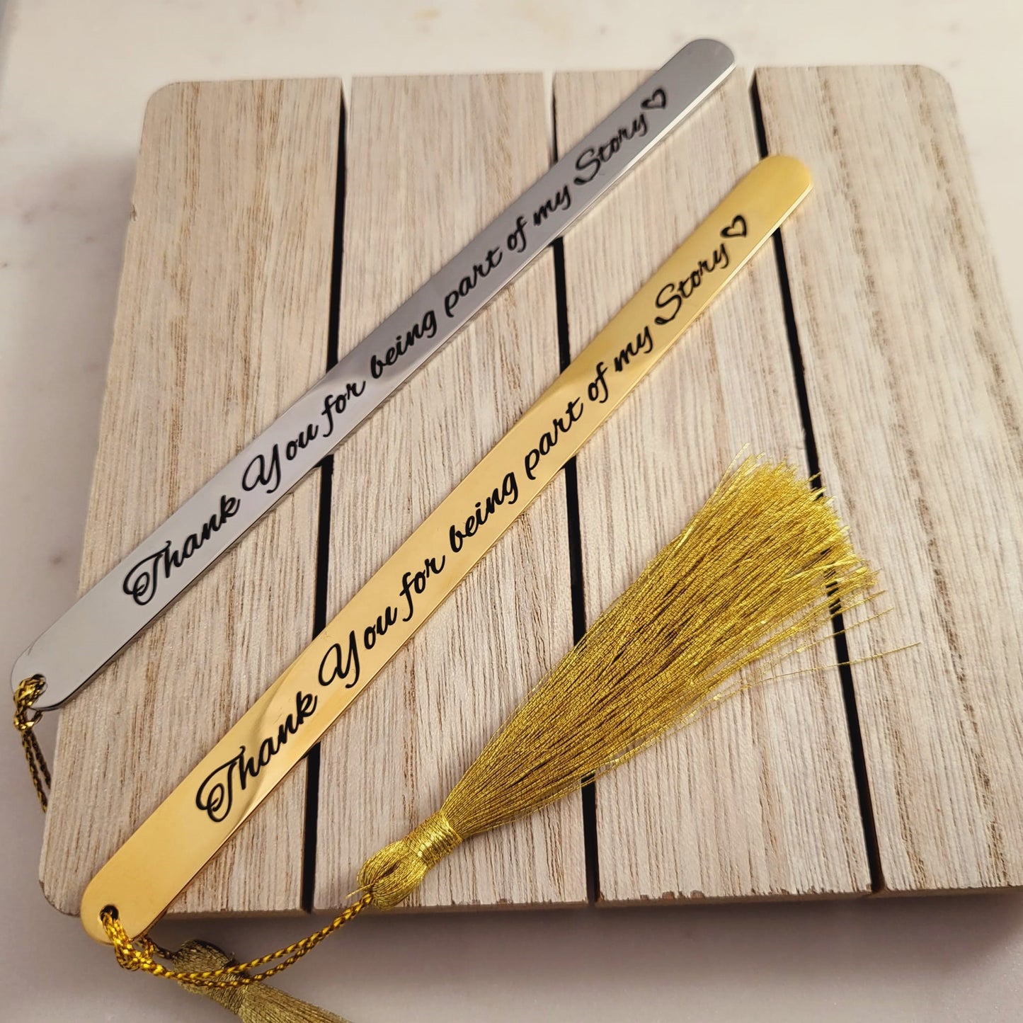 Unique Retirement Gifts for Coworkers, Boss - Thank you for Being part of my Story Bookmarks