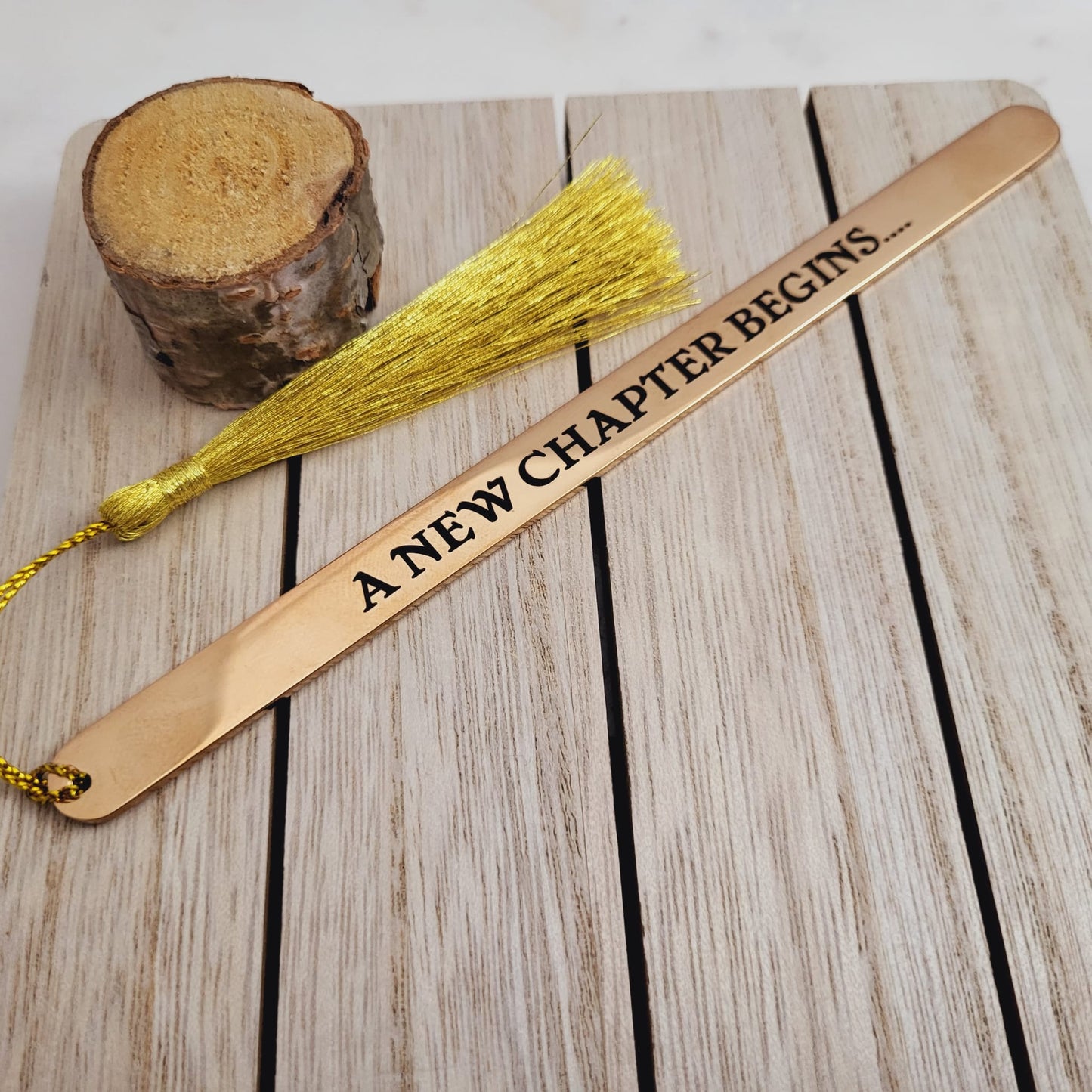 Retirement Gift Bookmarks - A New Chapter Begins