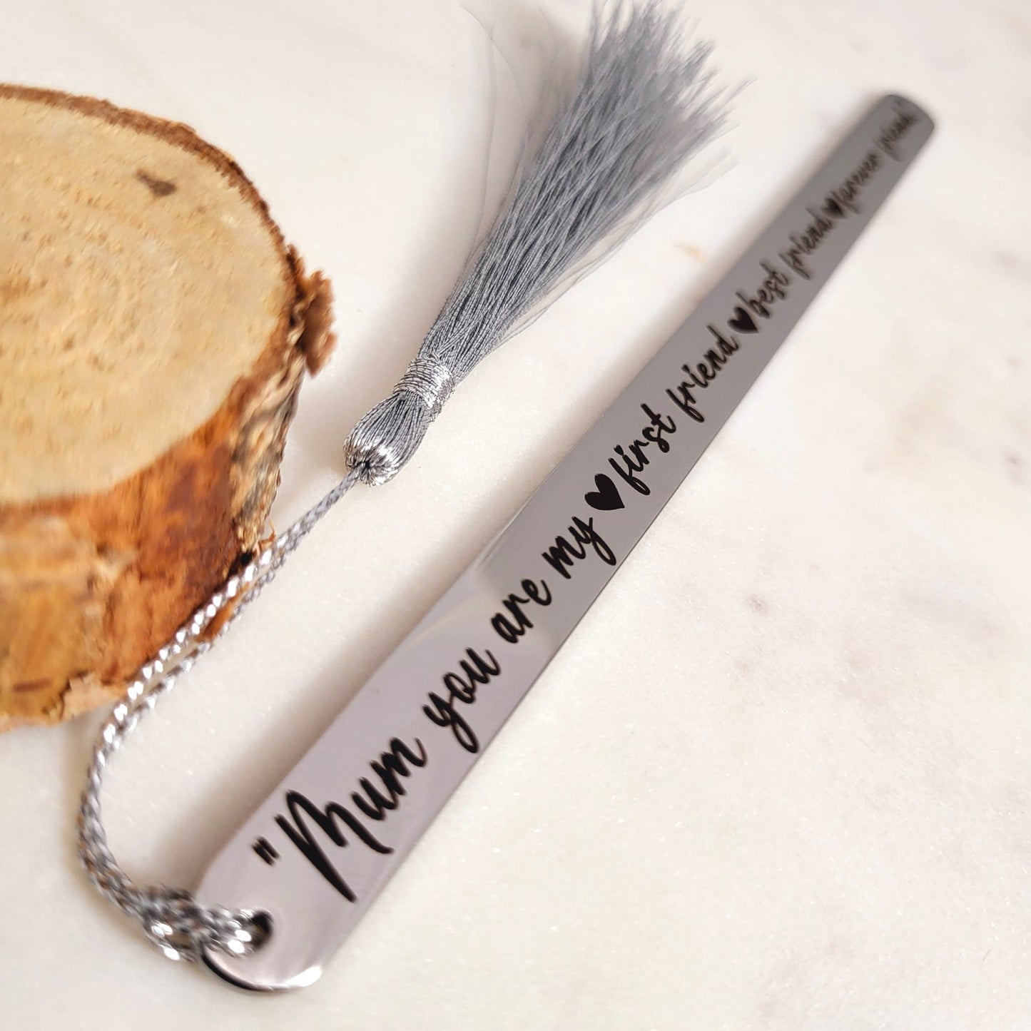 Mum Gifts Bookmark - Mum you are my first friend, best friend, forever friend.