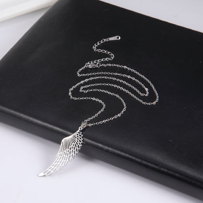 Angel Wings Pendant Necklace for Women Girls Christmas Gift