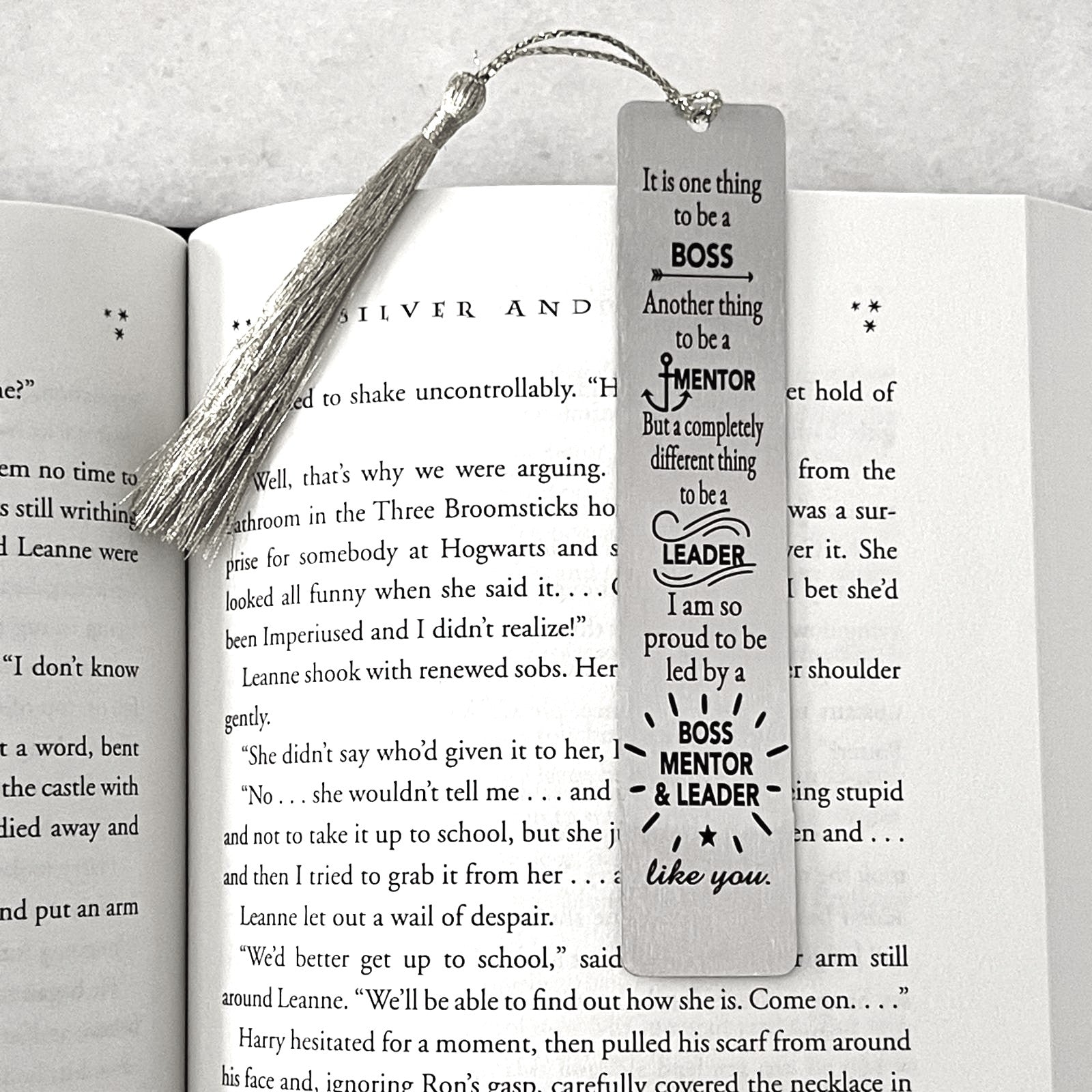 Boss mentor leader bookmarks for retirement gifting