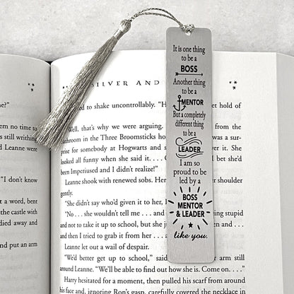 Boss mentor leader bookmarks for retirement gifting