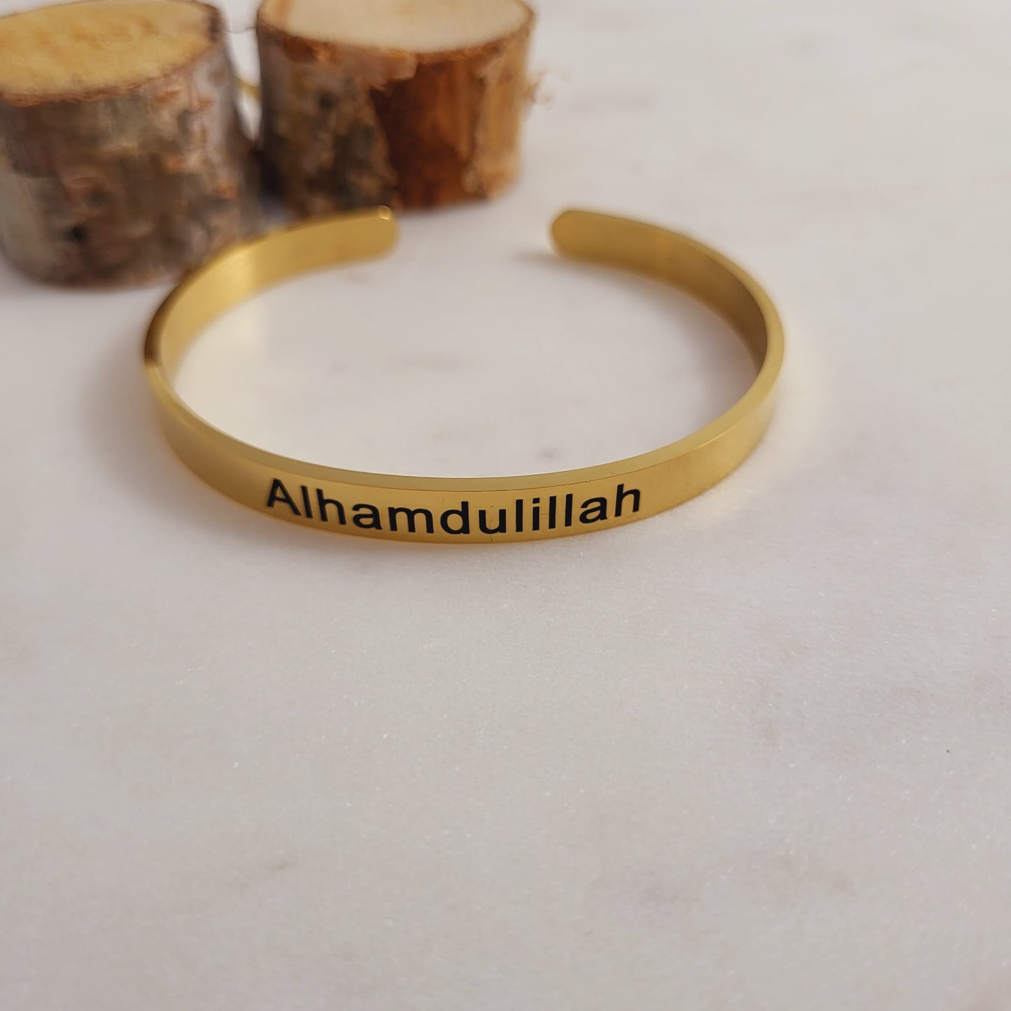 Ramadan Eid Gifts - Alhamdulillah Bracelet Muslim Islamic Thank you Cuff