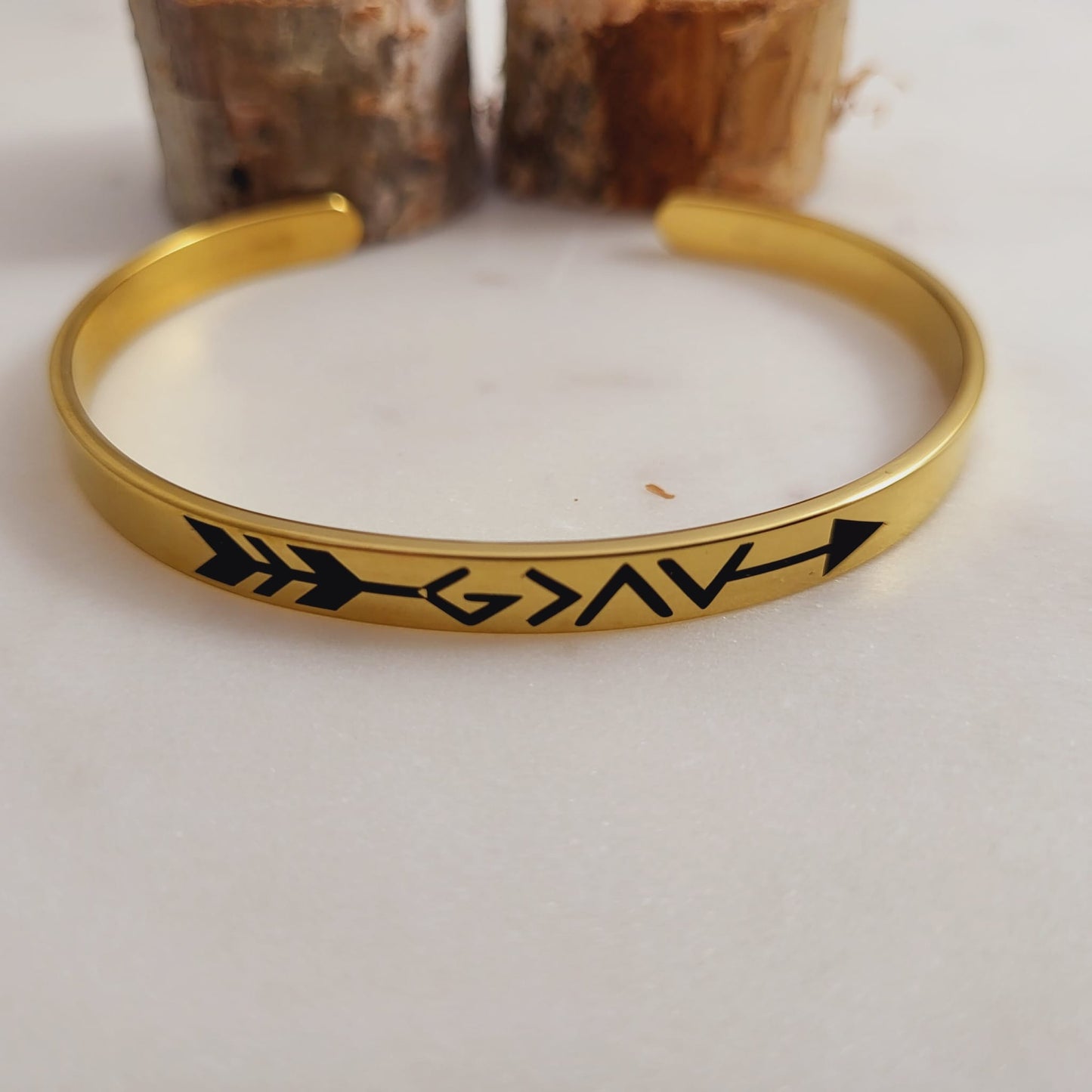 God is Greater than the Highs and Lows bracelet - Romans 8:39 Christian Gifts