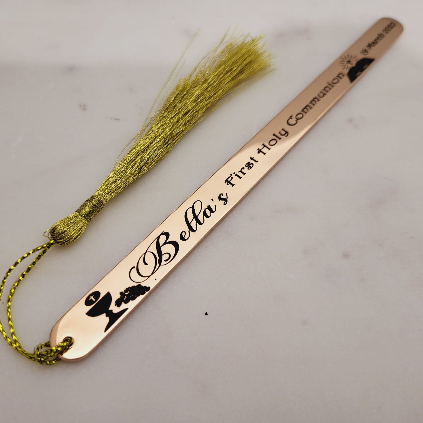 First Holy Communion Personalized Gift Bookmark