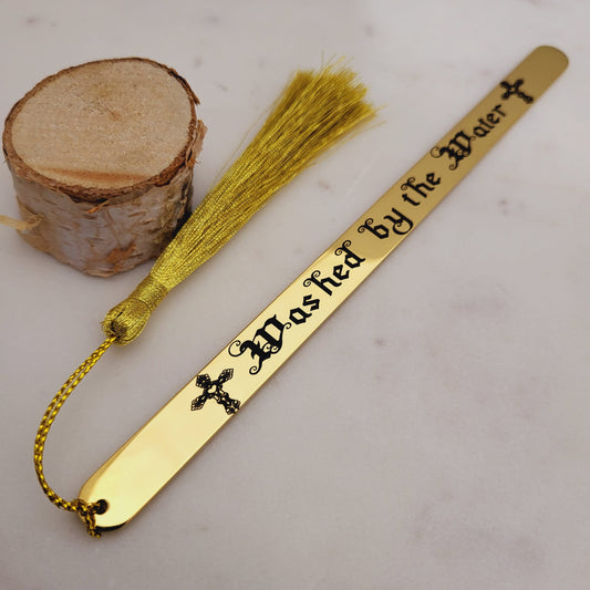 Washed By The Water Bookmark Gifts. Christian Gift. Baptism Gift, Unique Communion Gifts