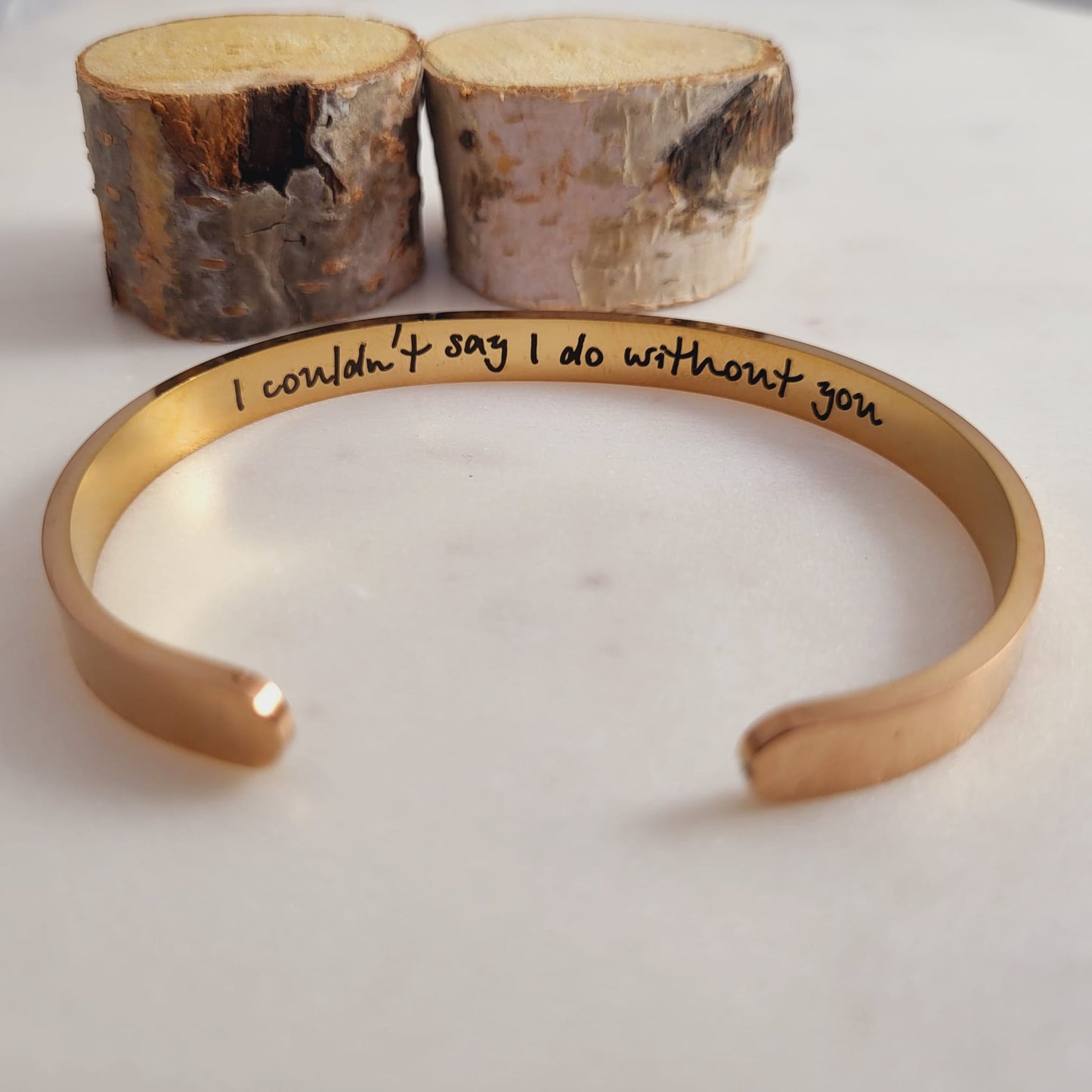 Bridesmaid & Maid of Honor Gift  - I couldn't say i do without you Bracelet