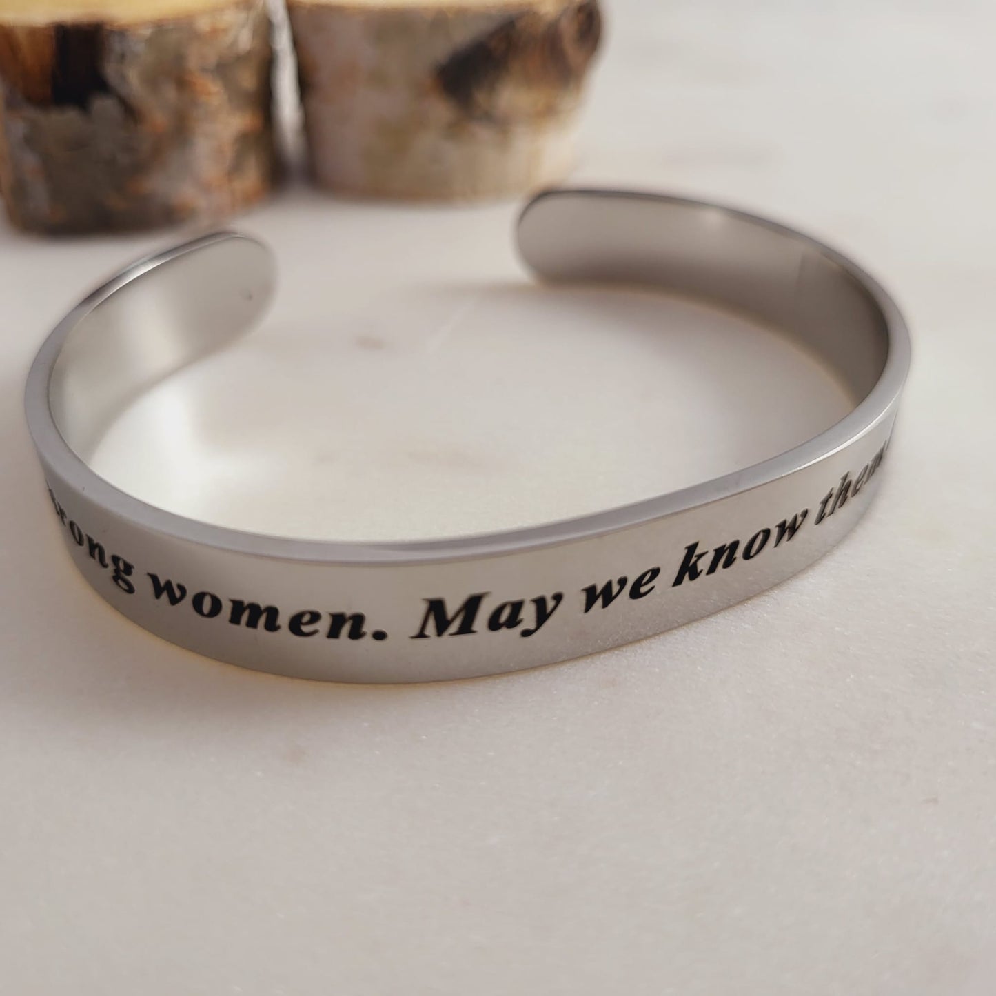 Empowered Women Gift - Here's to strong women bracelet