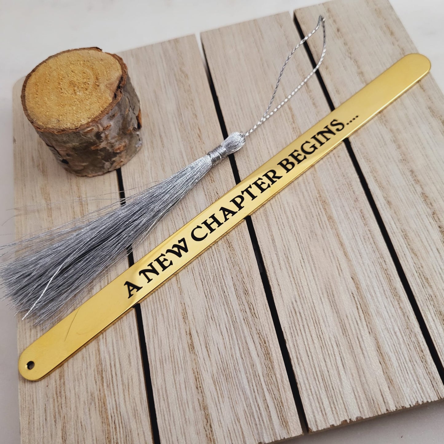 Retirement Gift Bookmarks - A New Chapter Begins