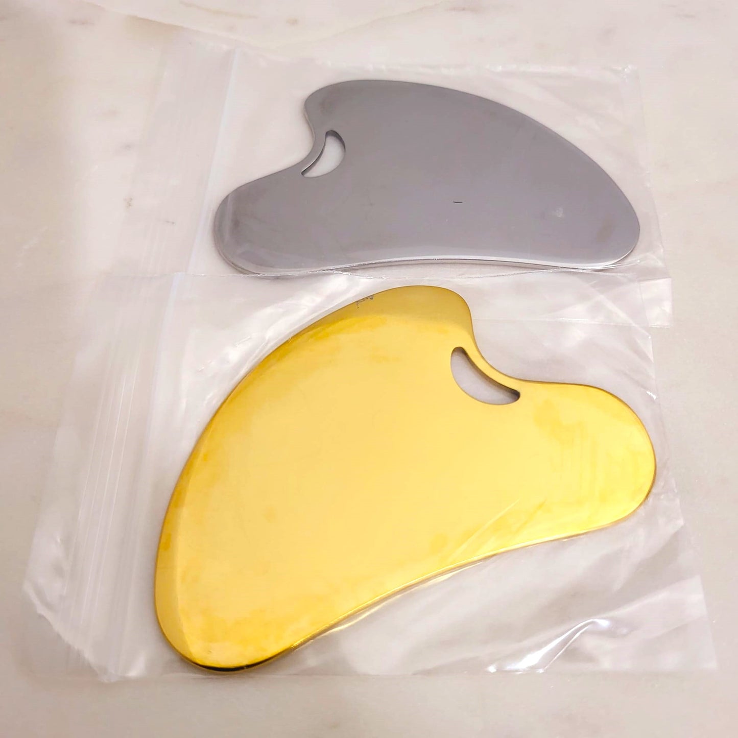 Stainless steel Gua Sha for Face & Body - 2 PACK DEAL