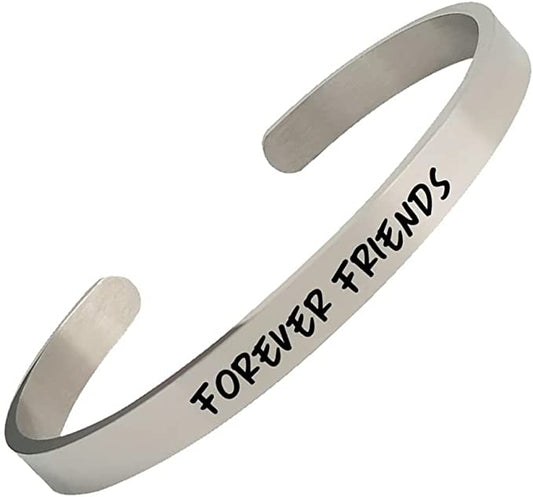 Forever Friends Best Friends Bracelet Cuff for BFF, BESTIES