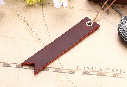 Vintage Leather Bookmark as Christmas Present